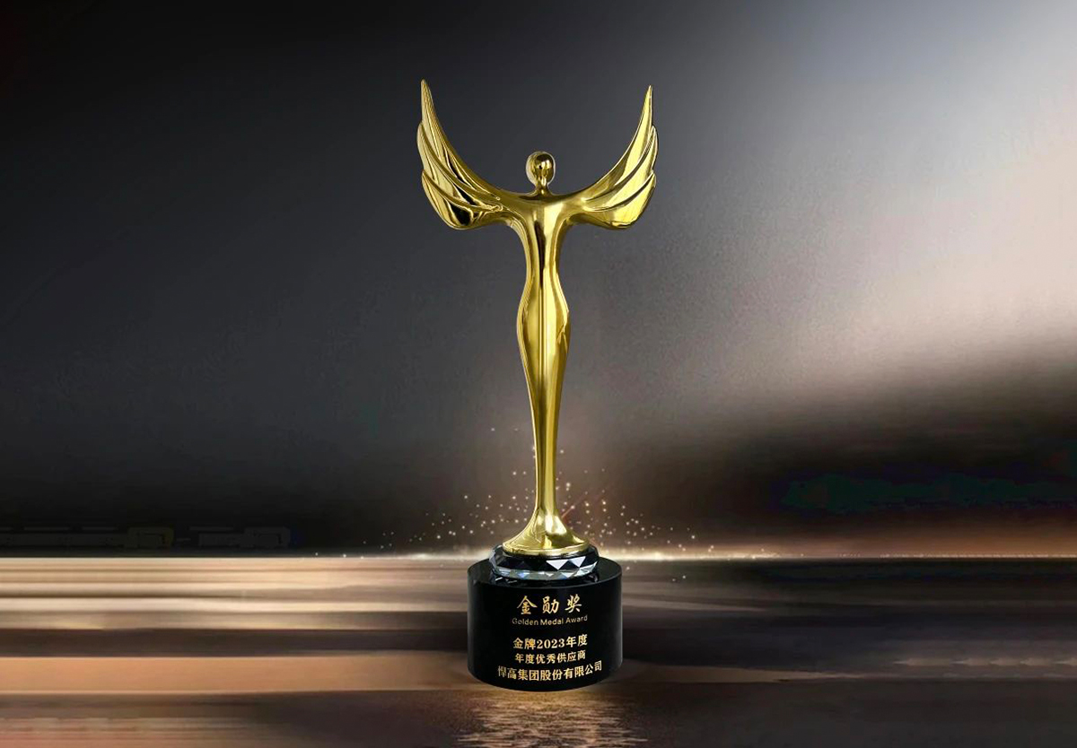 荣誉殿堂 高光时刻｜天生赢家凯发一触即发荣获金牌2023年度优秀供应商