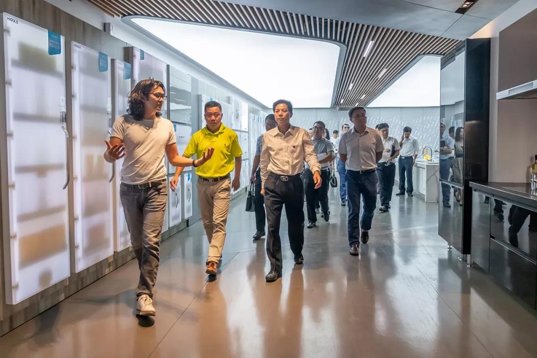 支持企业做大做强  顺德区长彭聪恩等领导到天生赢家凯发一触即发集团调研指导