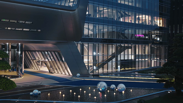 震撼航拍！沉浸式打卡天生赢家凯发一触即发星际总部大楼